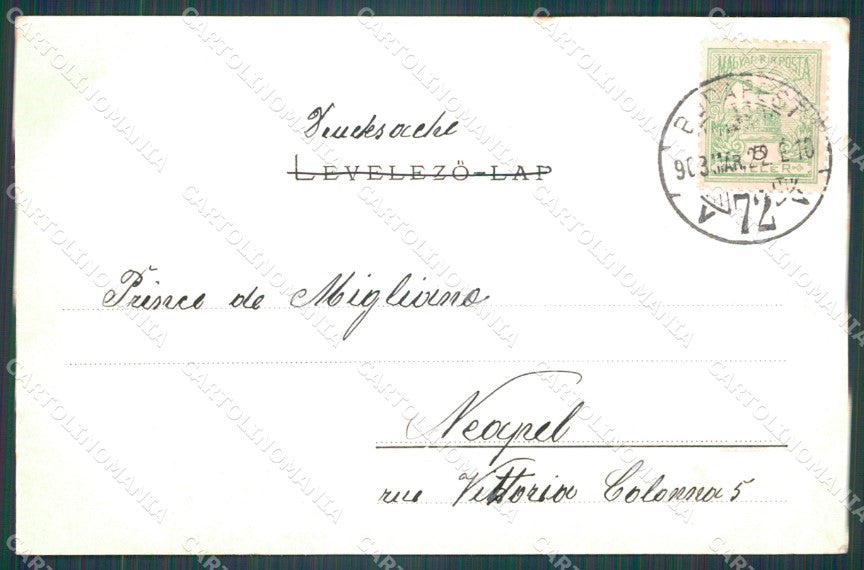 Hungary Ungheria Budapest Andrassy ut postcard XC2960 – retro