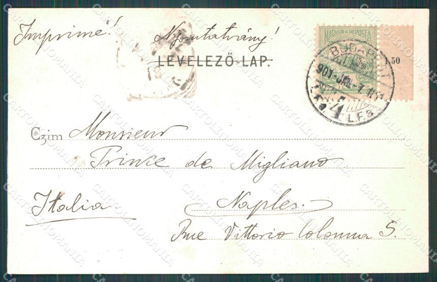 Hungary Ungheria Budapest postcard XC2966 – retro