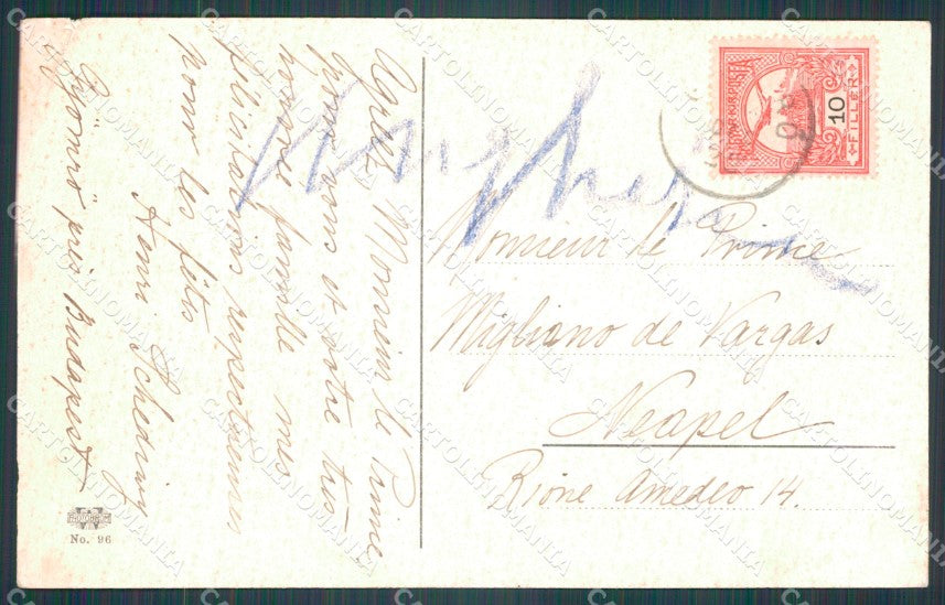 Hungary Ungheria Budapest CORNER CREASE postcard XC2970 – retro