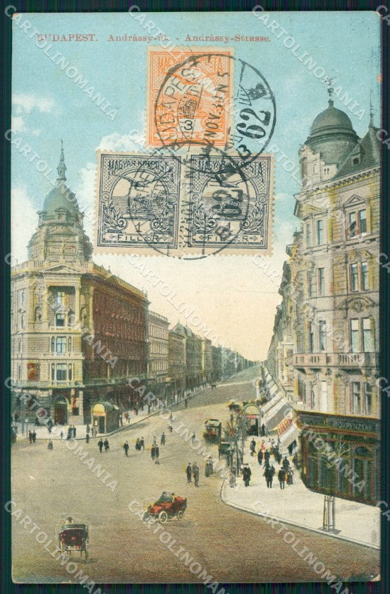 Hungary Ungheria Budapest Andrassy ut postcard XC2975 – fronte