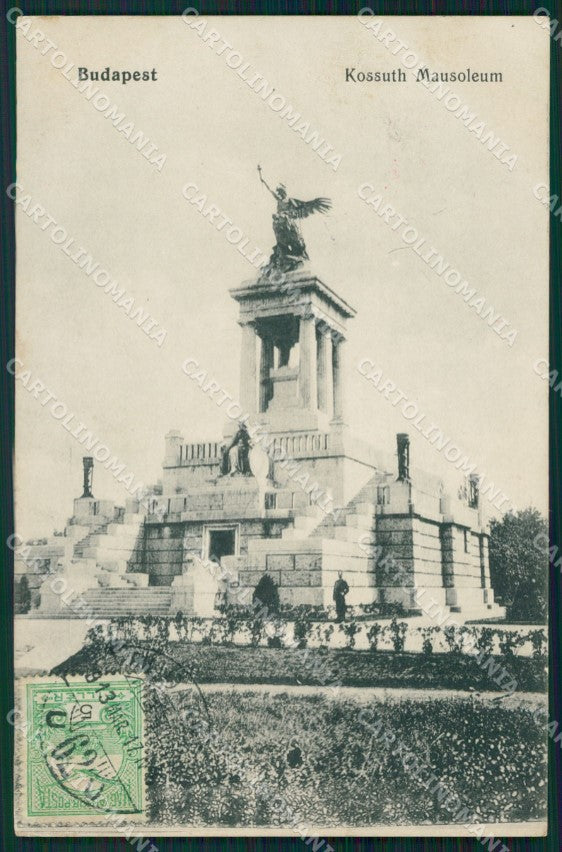 Hungary Ungheria Budapest Kossuth Mausoleum postcard XC2983 – fronte