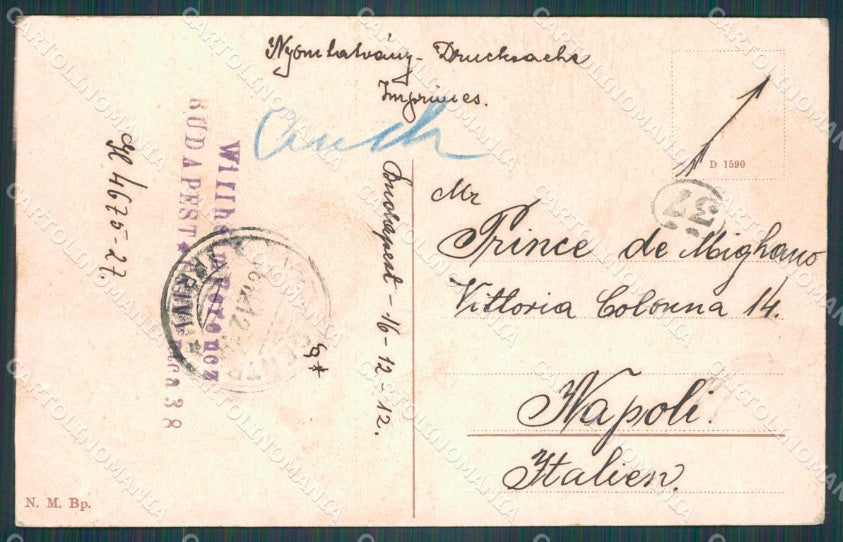 Hungary Ungheria Budapest postcard XC2984 – retro