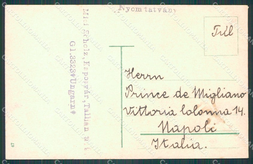 Hungary Ungheria Budapest postcard XC2985 – retro