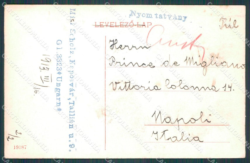 Hungary Ungheria Budapest postcard XC2989 – retro