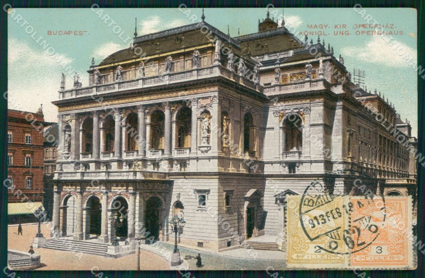 Hungary Ungheria Budapest CREASES postcard XC2990 – fronte