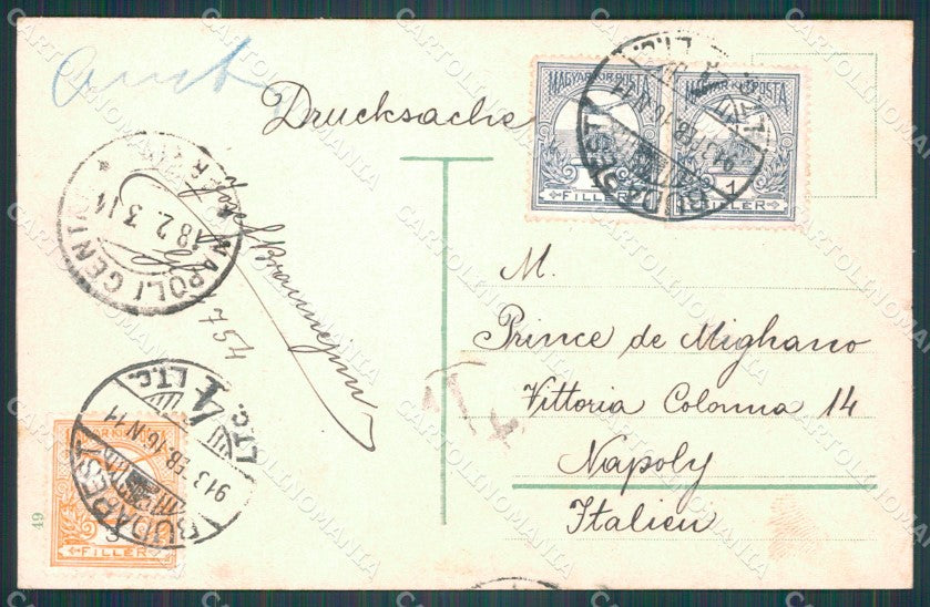 Hungary Ungheria Budapest Szt Lukacsfurdo postcard XC2993 – retro