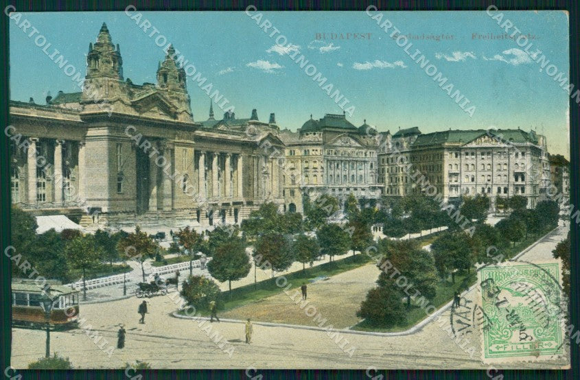 Hungary Ungheria Budapest Szabadsag ter postcard XC2994 – fronte