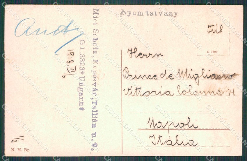 Hungary Ungheria Budapest Szabadsag ter postcard XC2994 – retro