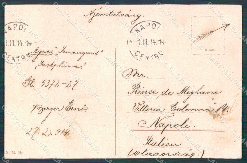 Hungary Ungheria Budapest Andrassy ut postcard XC3003 – retro