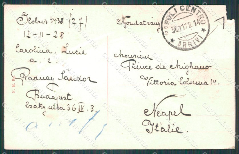 Hungary Ungheria Budapest ABRADED postcard XC3004 – retro