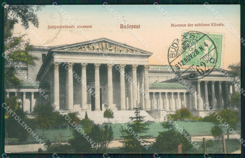 Hungary Ungheria Budapest Muzeum postcard XC3024 – fronte