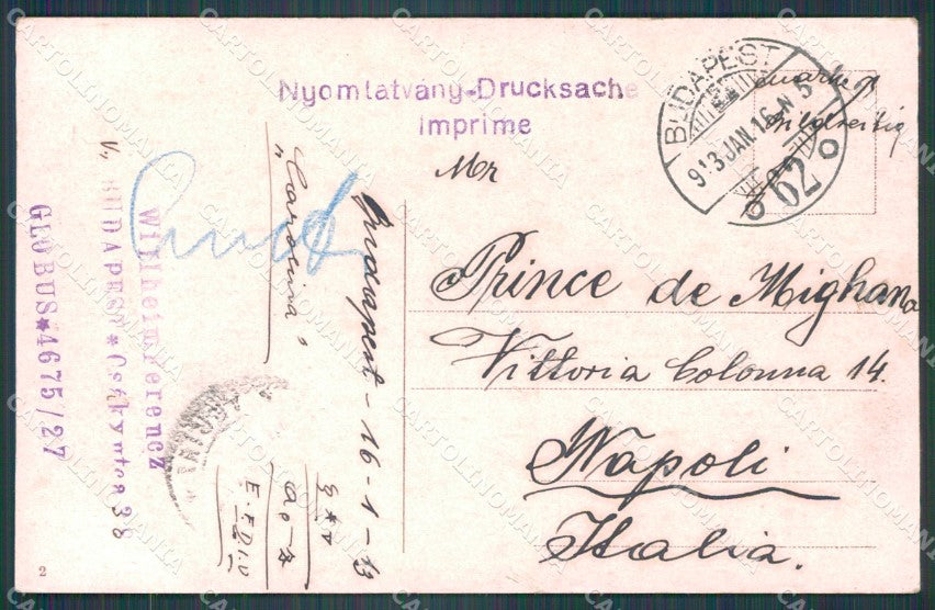 Hungary Ungheria Budapest postcard XC3026 – retro