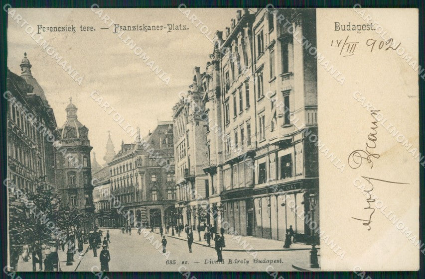 Hungary Ungheria Budapest Ferencziek tere TEAR postcard XC3029 – fronte