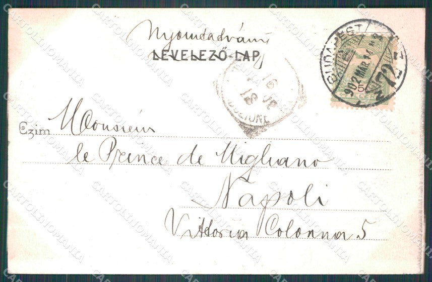 Hungary Ungheria Budapest Ferencziek tere TEAR postcard XC3029 – retro