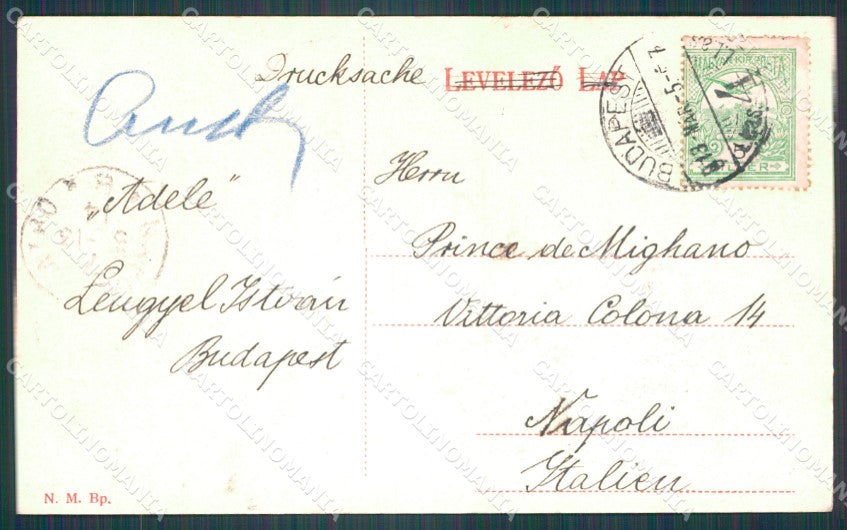 Hungary Ungheria Budapest Operahaz postcard XC3030 – retro