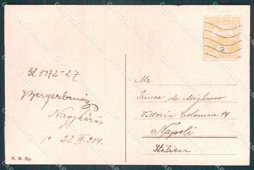Hungary Ungheria Budapest Rakoezi ut postcard XC3032 – retro