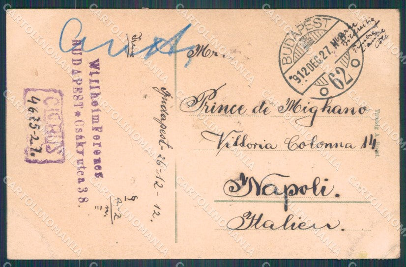 Hungary Ungheria Budapest CORNER CREASE postcard XC3036 – retro