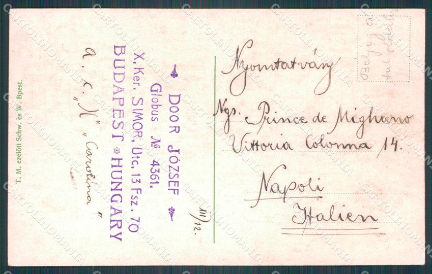 Hungary Ungheria Budapest Szt Lukacsfurdo postcard XC3037 – retro