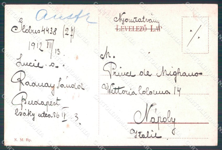 Hungary Ungheria Budapest Koronazo templom postcard XC3041 – retro