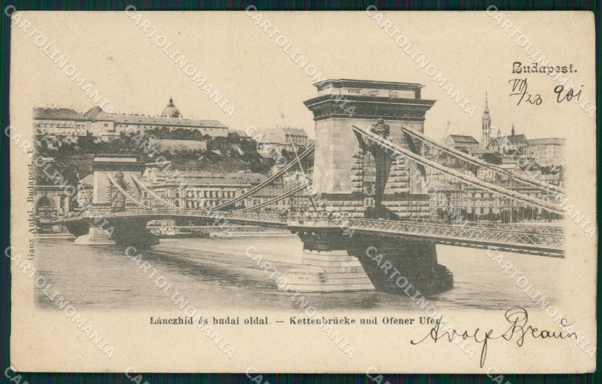 Hungary Ungheria Budapest postcard XC3045 – fronte