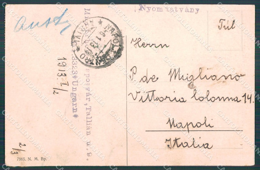 Hungary Ungheria Budapest Koronazo templom postcard XC3062 – retro