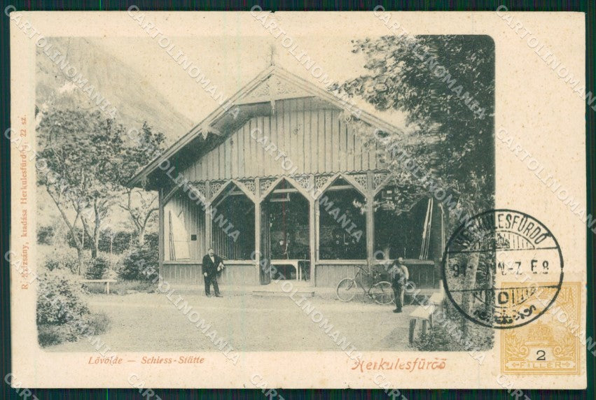 Romania Herkulesfurdo Baile Herculane TEARS postcard XC3068 – fronte