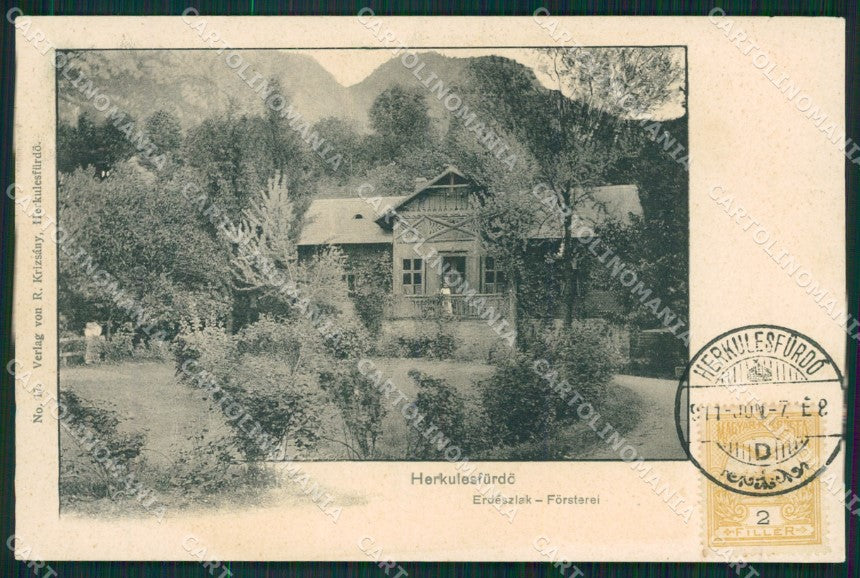 Romania Herkulesfurdo Baile Herculane postcard XC3069 – fronte