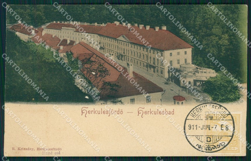 Romania Herkulesfurdo Baile Herculane postcard XC3071 – fronte