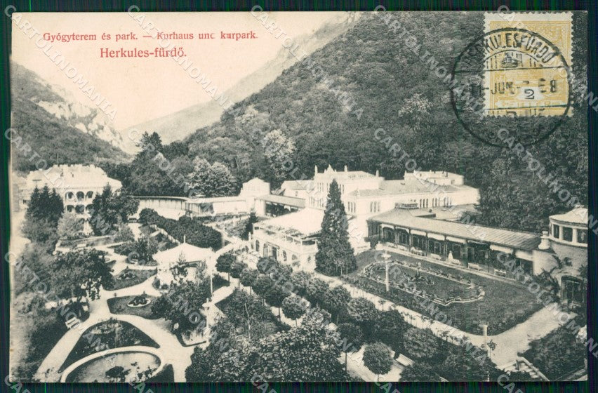 Romania Herkulesfurdo Baile Herculane postcard XC3073 – fronte