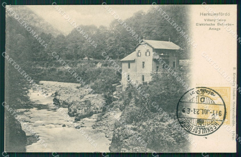 Romania Herkulesfurdo Baile Herculane postcard XC3074 – fronte