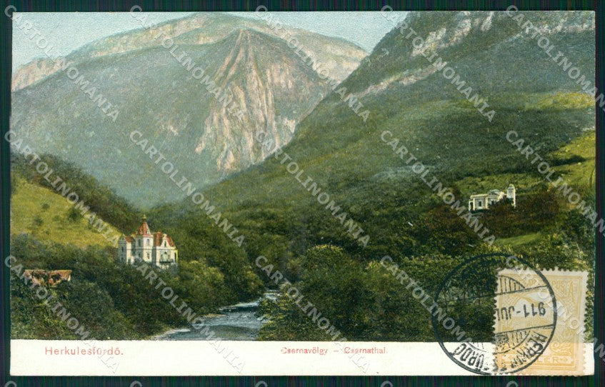 Romania Herkulesfurdo Baile Herculane postcard XC3089 – fronte