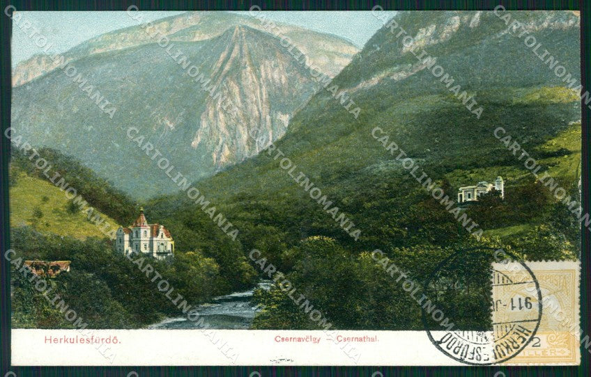 Romania Herkulesfurdo Baile Herculane postcard XC3090 – fronte