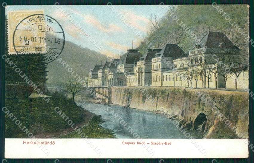 Romania Herkulesfurdo Baile Herculane postcard XC3091 – fronte