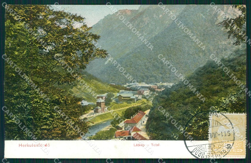 Romania Herkulesfurdo Baile Herculane postcard XC3094 – fronte