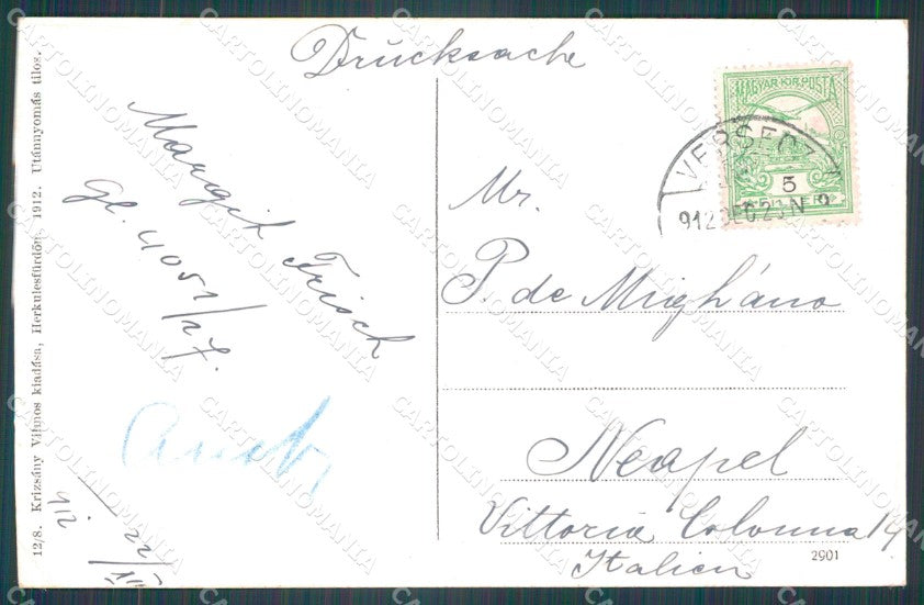 Romania Herkulesfurdo Baile Herculane postcard XC3095 – retro