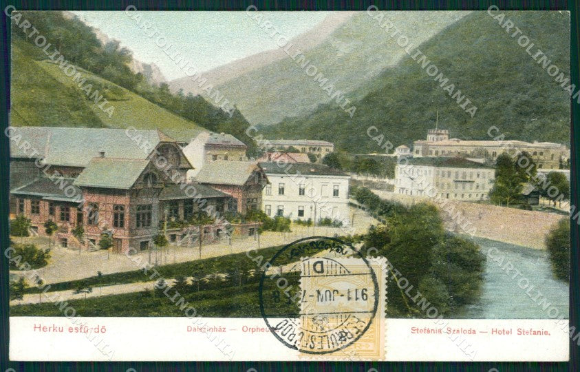 Romania Herkulesfurdo Baile Herculane postcard XC3097 – fronte