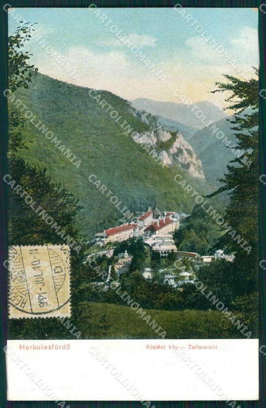 Romania Herkulesfurdo Baile Herculane postcard XC3100 – fronte