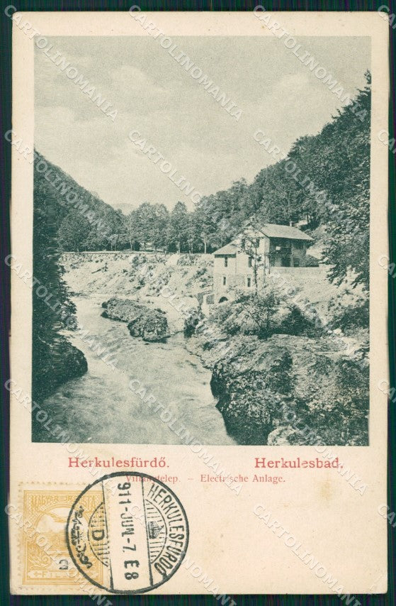 Romania Herkulesfurdo Baile Herculane postcard XC3103 – fronte