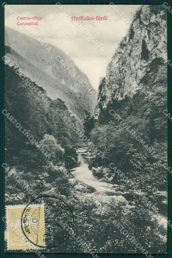 Romania Herkulesfurdo Baile Herculane postcard XC3104 – fronte
