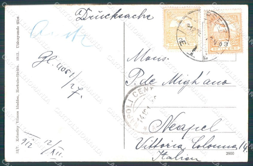 Romania Herkulesfurdo Baile Herculane postcard XC3107 – retro