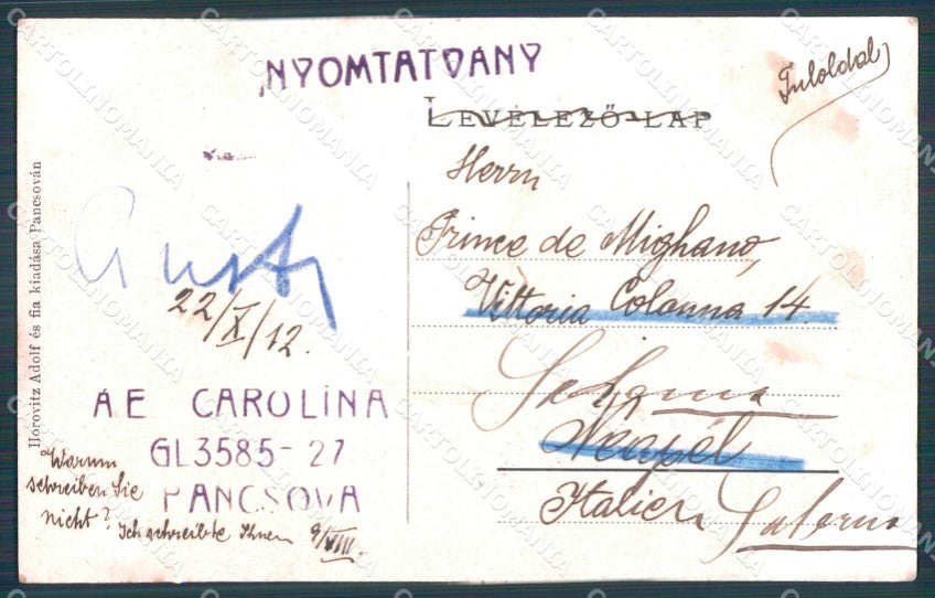 Serbia Pancsova Pancevo postcard XC3139 – retro
