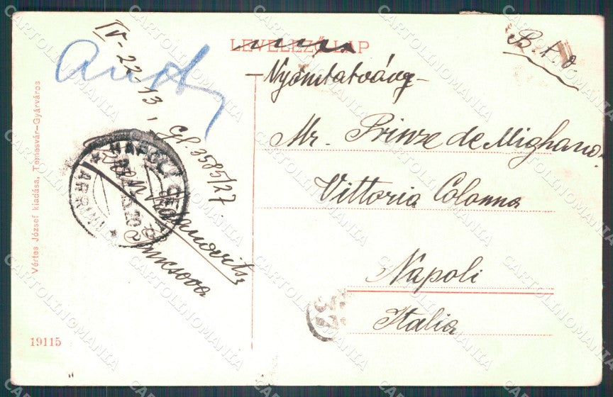 Serbia Pancsova Pancevo postcard XC3140 – retro