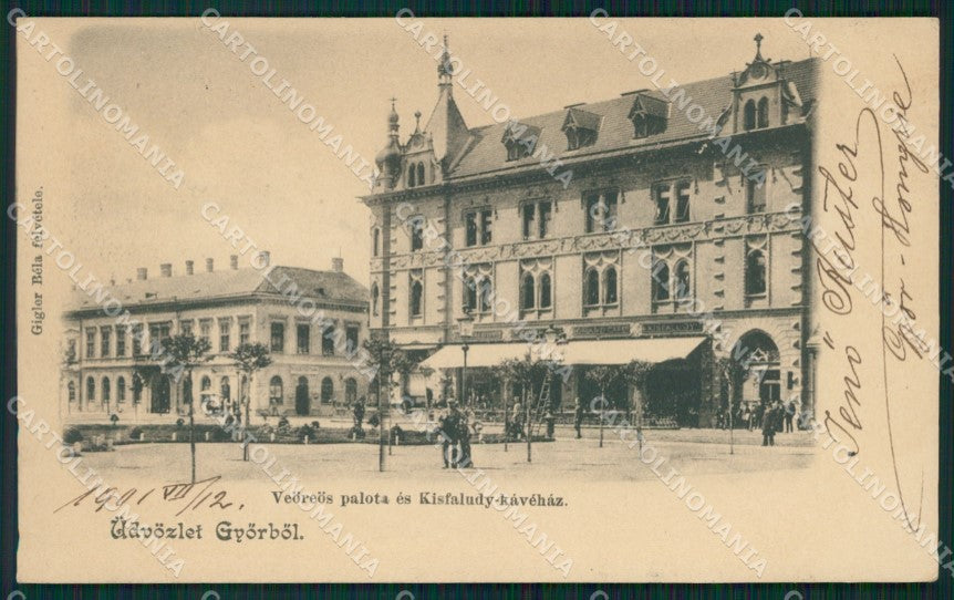 Hungary Ungheria Gyor postcard XC3158 – fronte