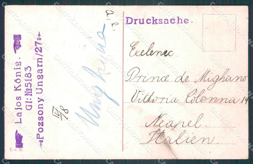 Slovacchia Bratislava Pozsony postcard XC3189 – retro
