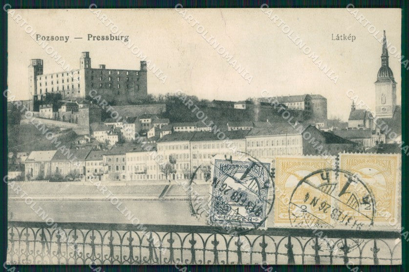 Slovacchia Bratislava Pozsony postcard XC3198 – fronte