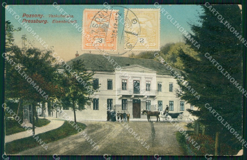 Slovacchia Bratislava Pozsony postcard XC3200 – fronte