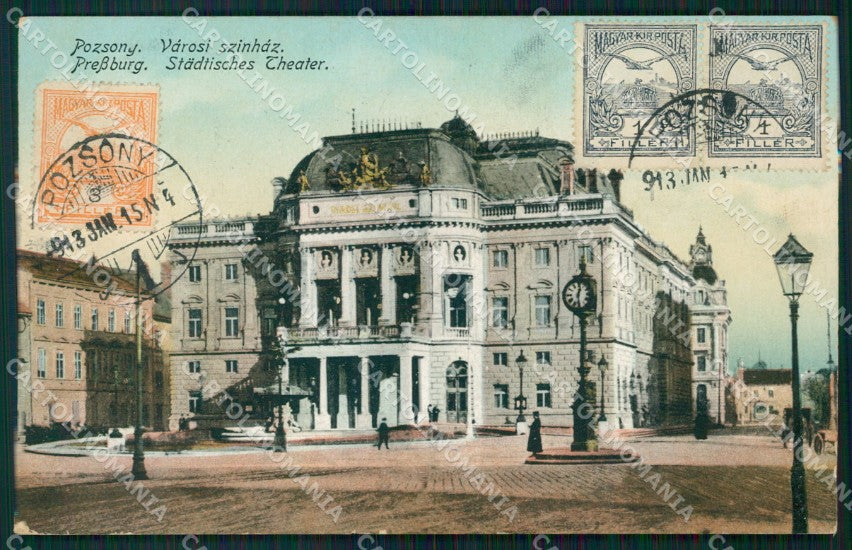 Slovacchia Bratislava Pozsony postcard XC3204 – fronte