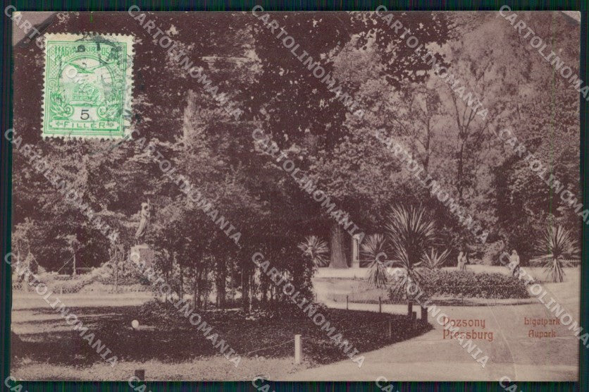 Slovacchia Bratislava Pozsony real photo postcard XC3213 – fronte
