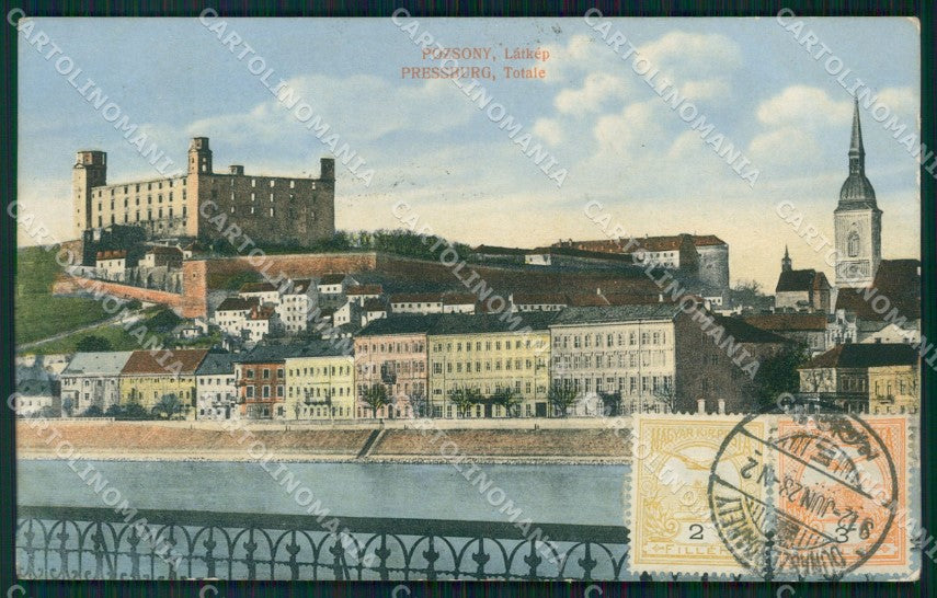 Slovacchia Bratislava Pozsony postcard XC3216 – fronte