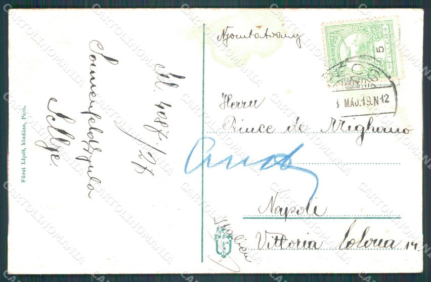 Hungary Ungheria Pecs postcard XC3217 – retro